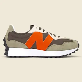 327 Sneaker - True Camo/Vibrant Orange