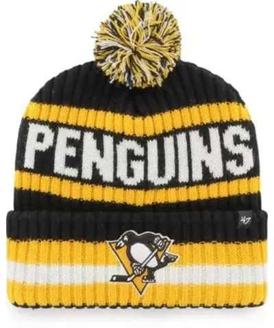 '47 Men's NHL Pittsburgh Penguins Bering Cuffed Knit Hat with Pom