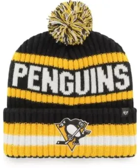 '47 Men's NHL Pittsburgh Penguins Bering Cuffed Knit Hat with Pom