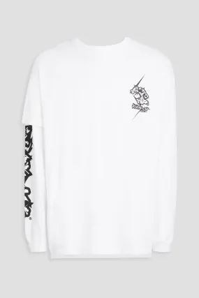 ACRONYM  |Crew Neck Street Style Long Sleeve T-shirt Logo