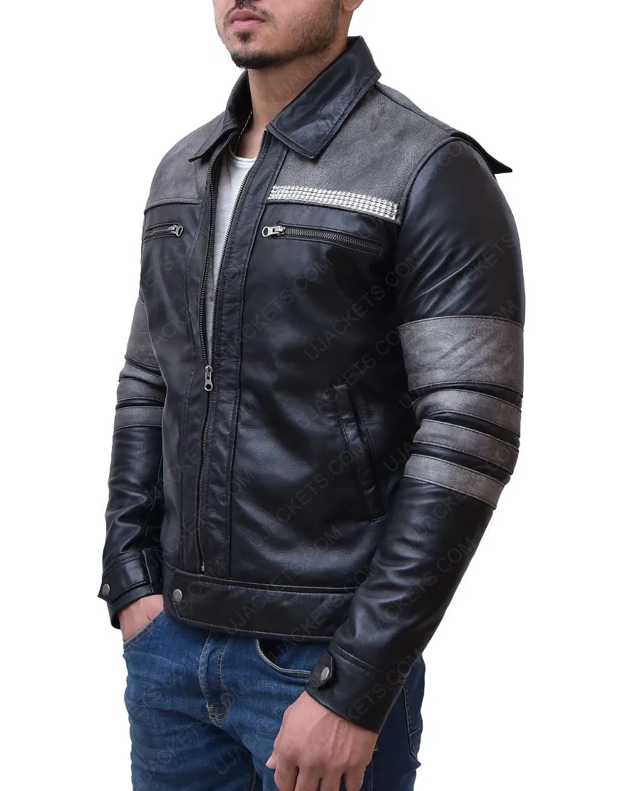 Agents Of Shield Leo Fitz Leather Jacket - Iain De Caestecker Jacket