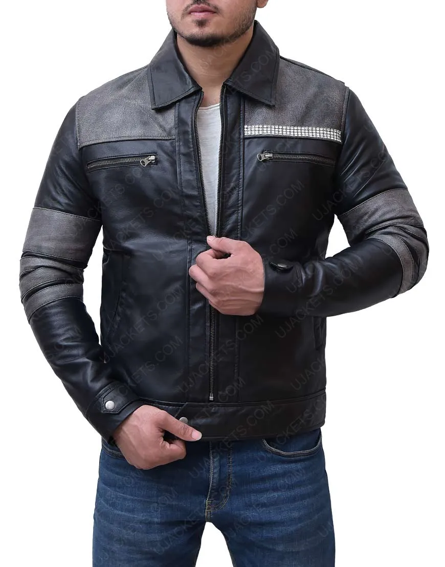 Agents Of Shield Leo Fitz Leather Jacket - Iain De Caestecker Jacket