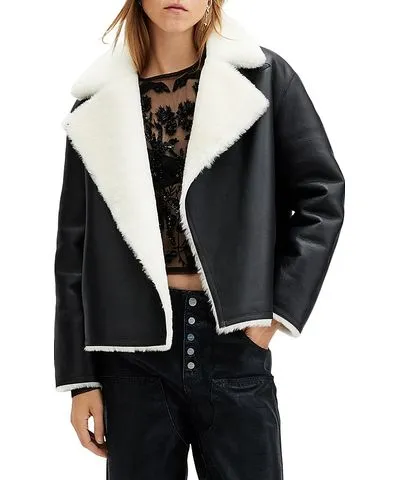 Allsaints Anita Reversible Shearling Jacket