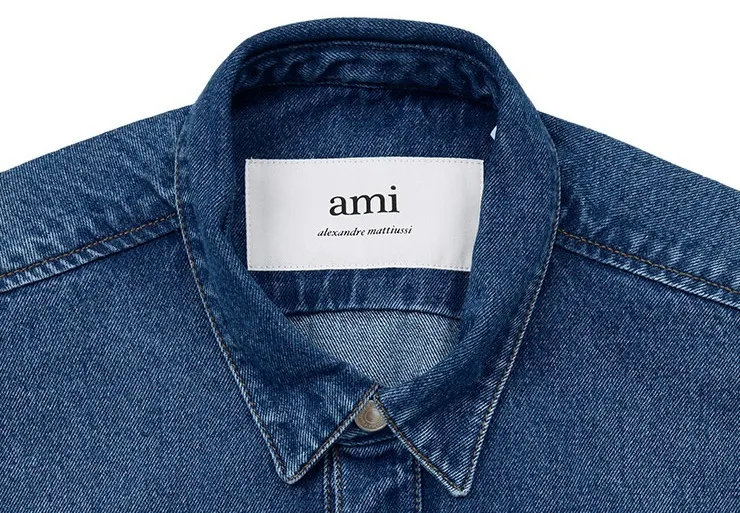 AMI PARIS  |Plain Logo Designers Shirts