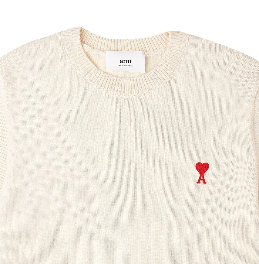 AMI PARIS  |Street Style Logo Designers Sweaters