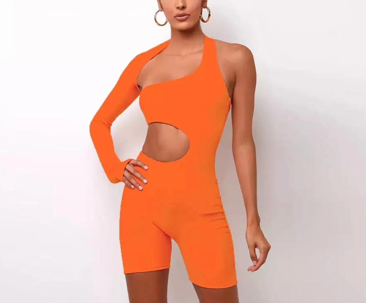 Asymmetrical Bodysuit