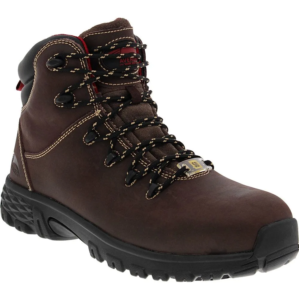 Avenger Work Boots Flight Mid 7421 Mens Safety Toe Work Boots