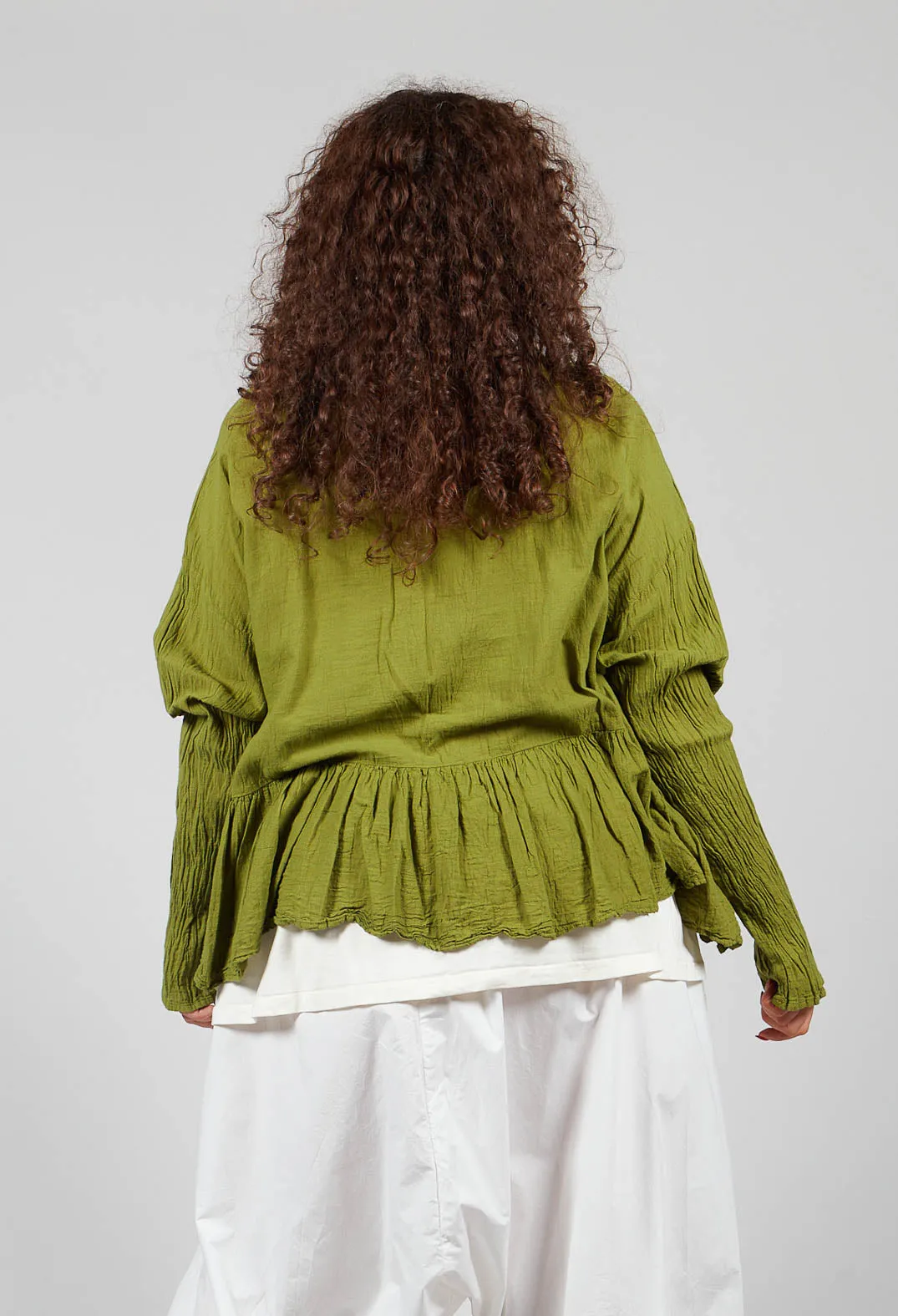 Bauchlos Shirt in Kasper Green