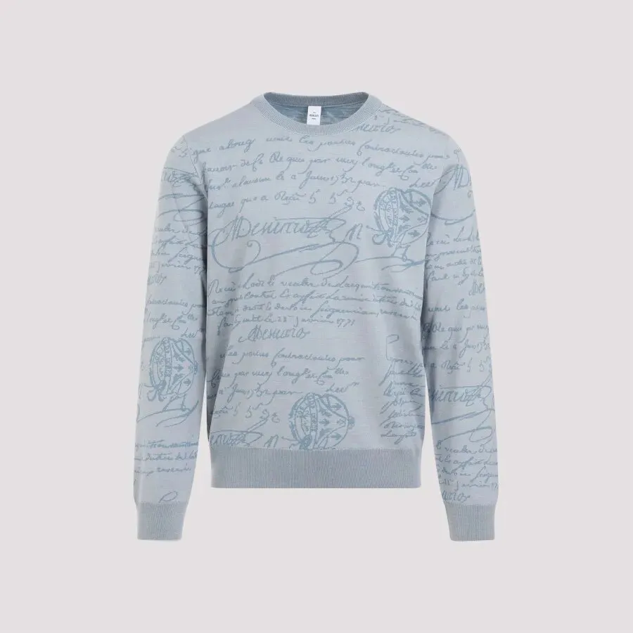 Berluti  |Scritto Wool Crewneck