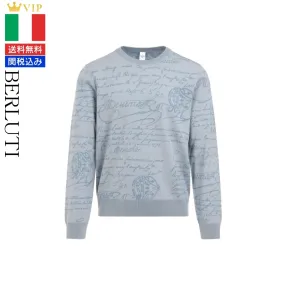 Berluti  |Scritto Wool Crewneck