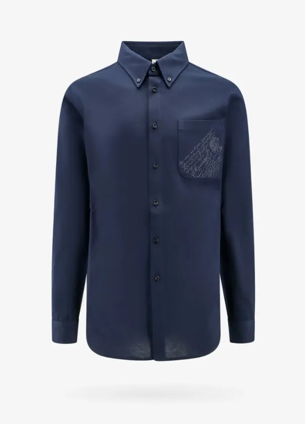 Berluti  |Street Style Logo Luxury Shirts