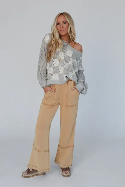 Best Coast Flare Pants - Camel