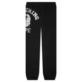 Big College Sweat Pants - Black