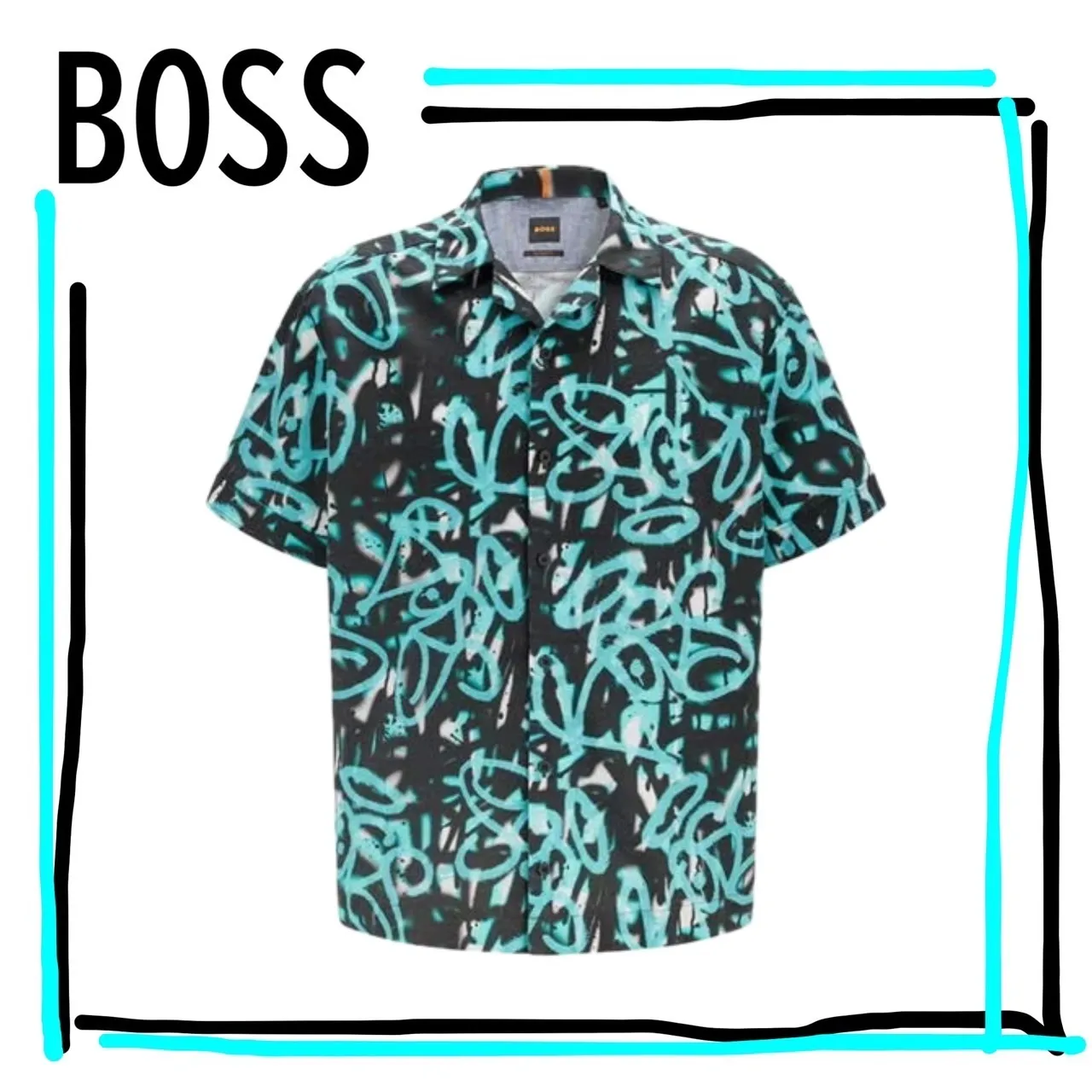 BOSSHOSS  |Unisex Street Style Short Sleeves Logo Skater Style Shirts