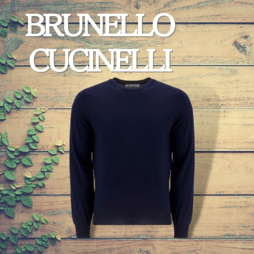 BRUNELLO CUCINELLI  |Crew Neck Wool Plain Sweaters