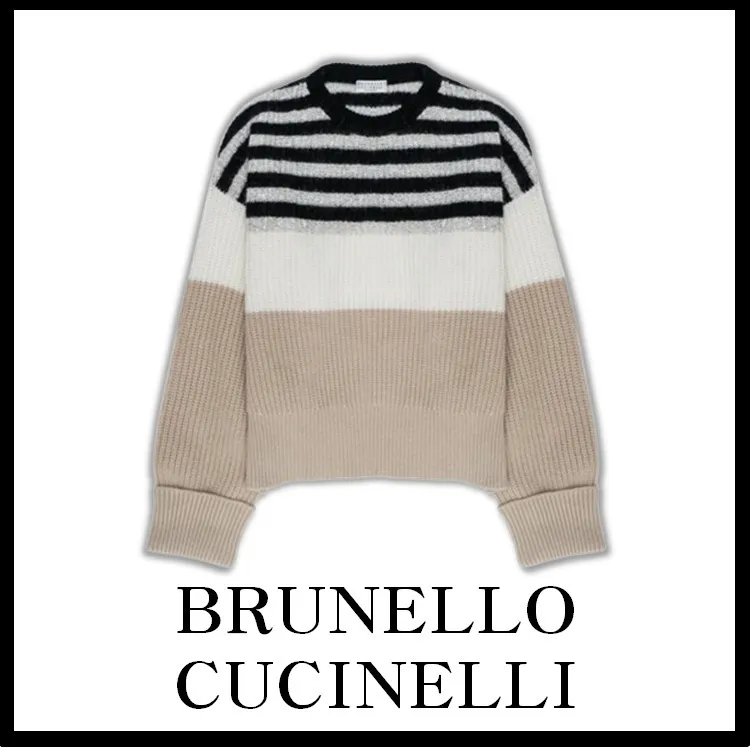 BRUNELLO CUCINELLI  |Street Style Logo Sweaters