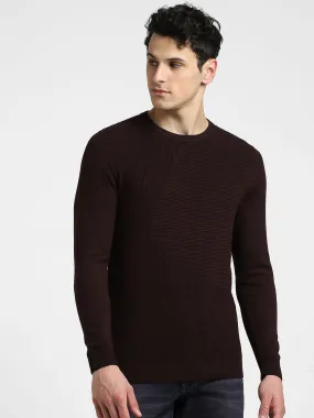 Burgundy Knitted Sweater