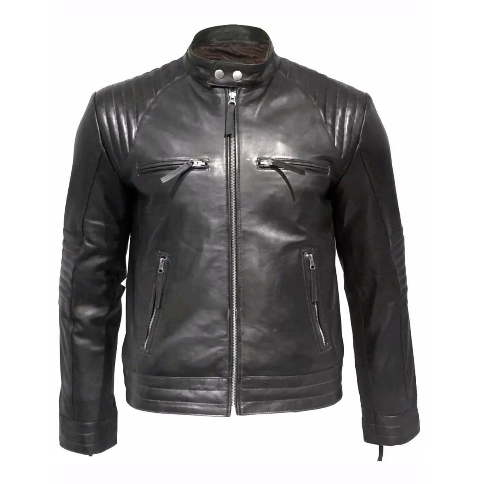 Buy Men's Padded Leather Jacket - Jackets for Men 0070 | Kilt and Jacks