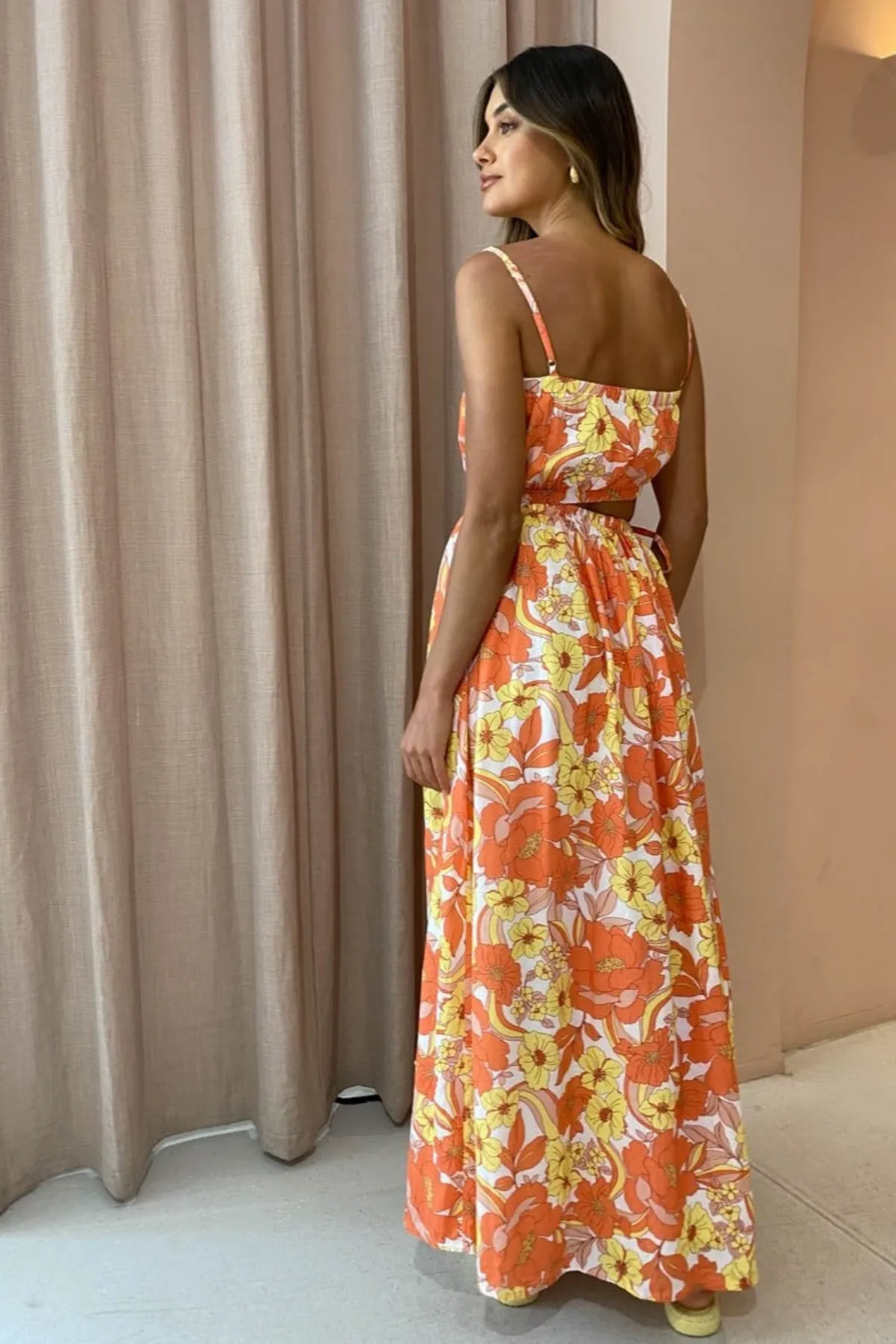 BY NICOLA Carnivale Maxi Dress (Sunkissed Blooms)