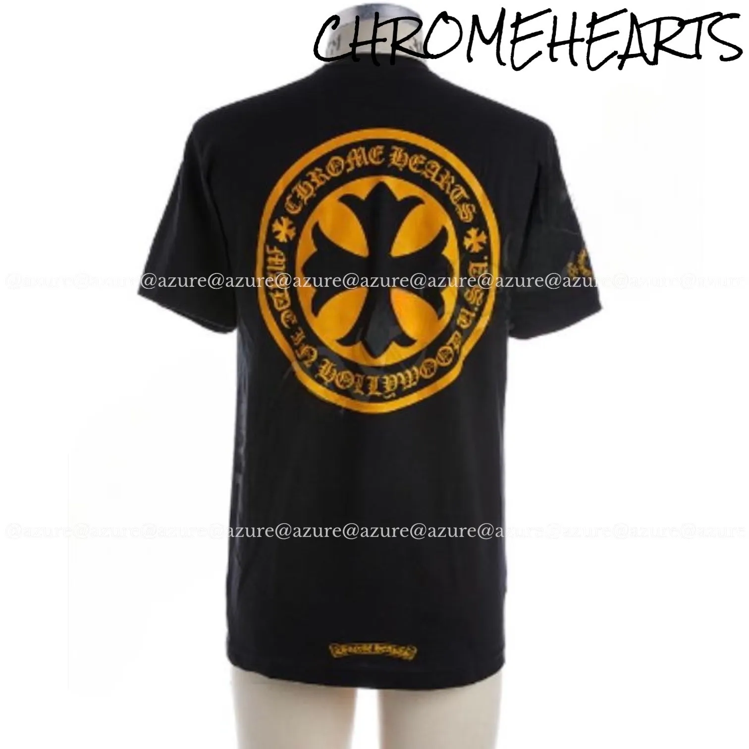 CHROME HEARTS  |U-Neck Short Sleeves Long Sleeve T-shirt Logo T-Shirts