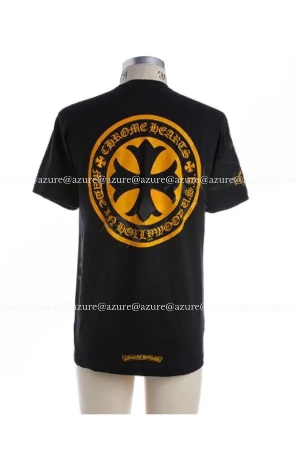 CHROME HEARTS  |U-Neck Short Sleeves Long Sleeve T-shirt Logo T-Shirts