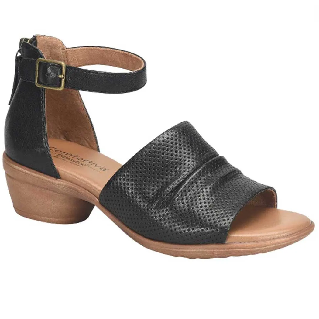 Comfortiva Newnan Heeled Sandal Black (Women's)