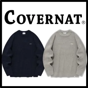 COVERNAT  |Street Style Logo Sweaters