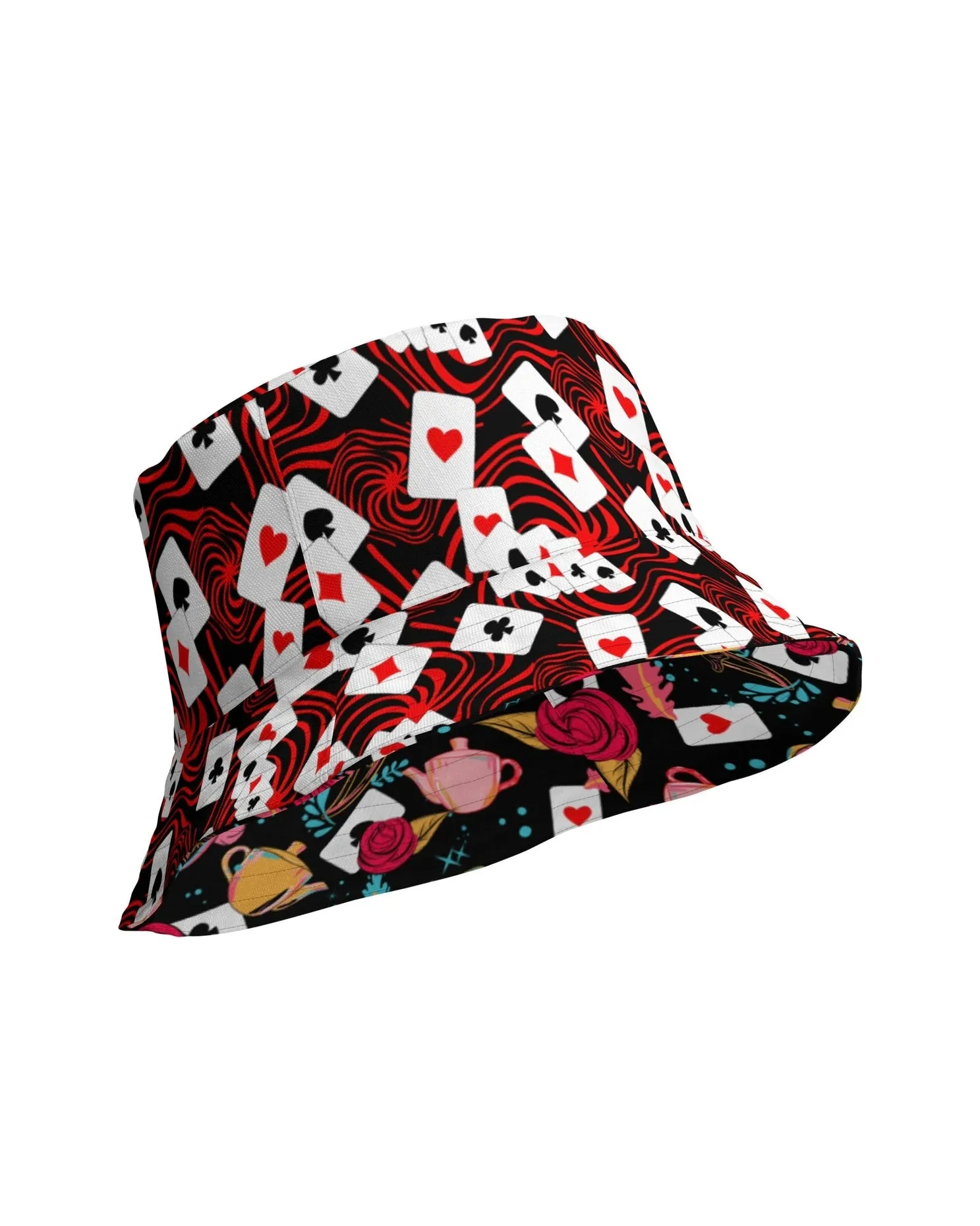 Curiouser and Curiouser / Off With Your Head Reversible Bucket Hat