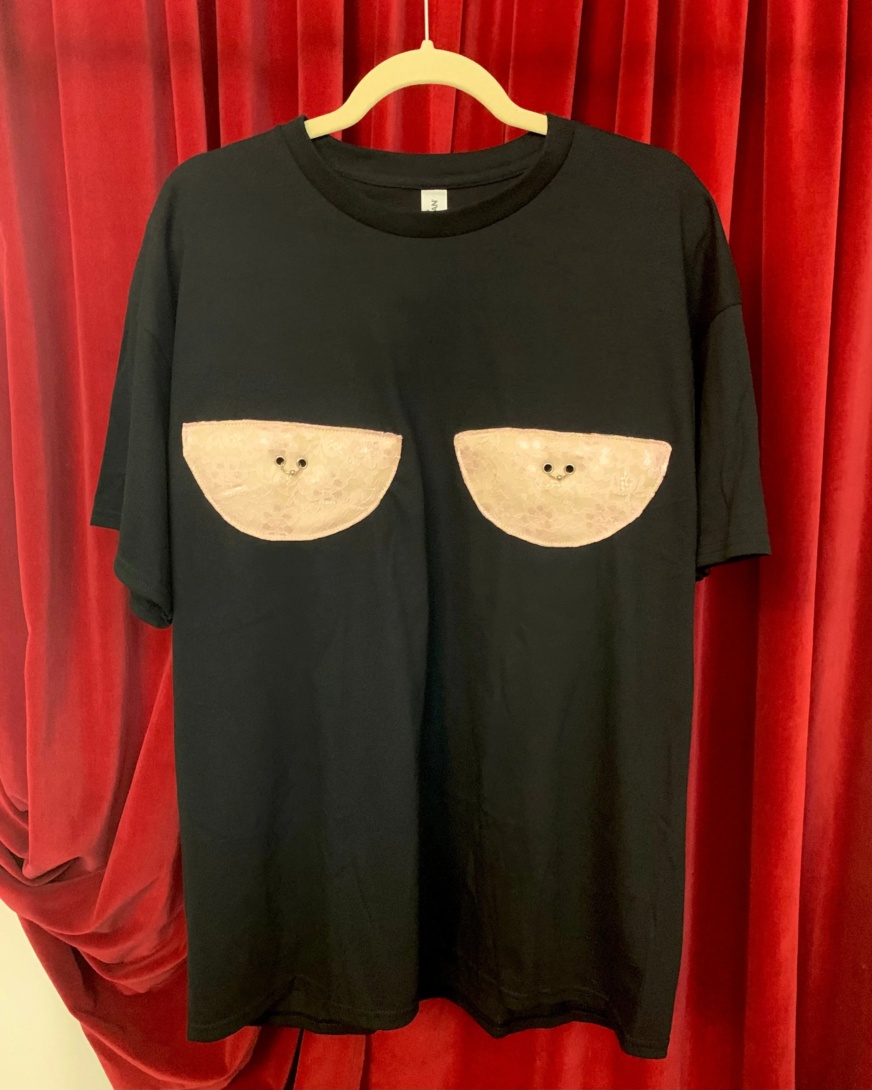 Custom lace bra tees