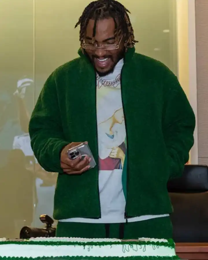 Desean Jackson Teddy Fleece Green Jacket - William Jacket