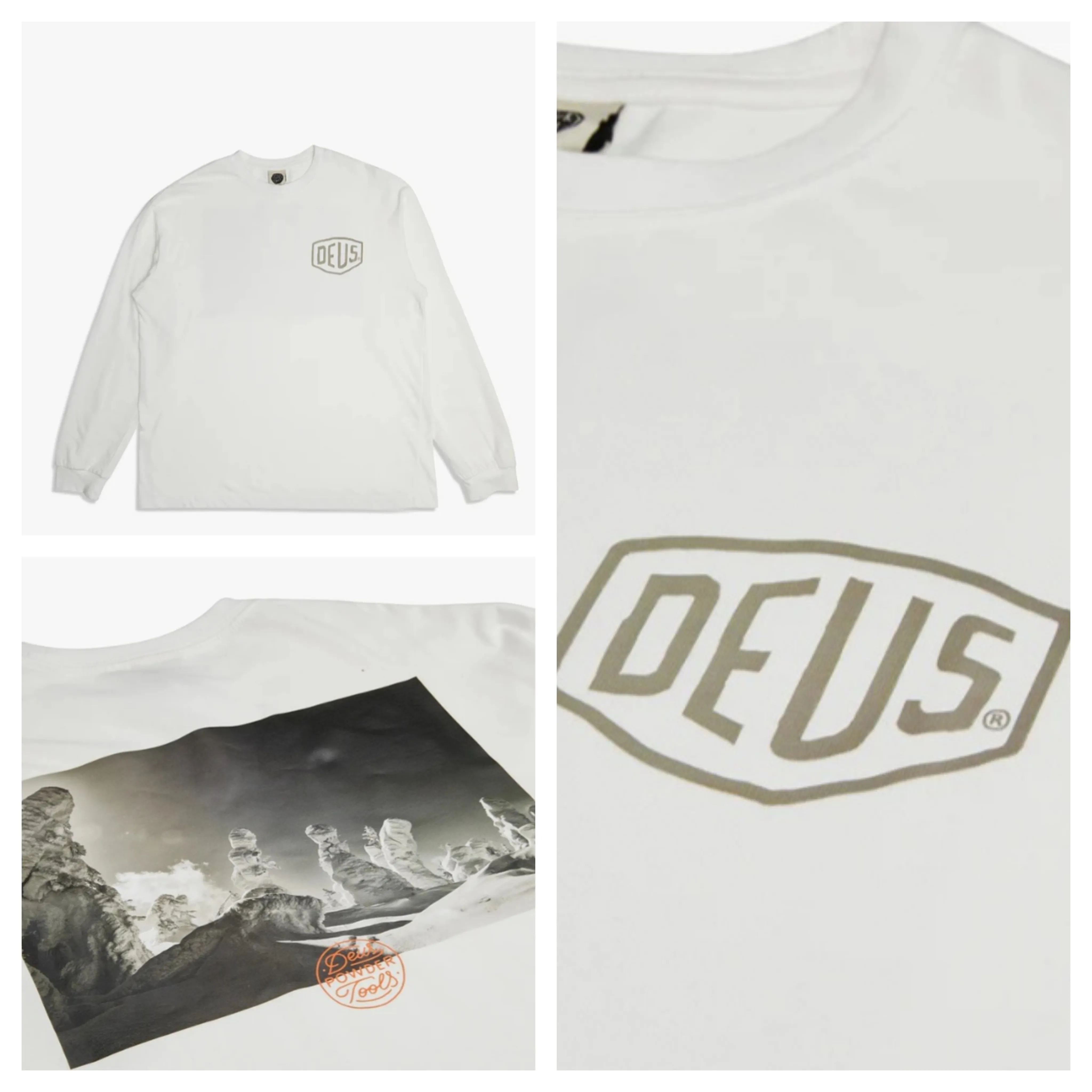 Deus Ex Machina  |Cotton Long Sleeve T-shirt Logo Surf Style T-Shirts