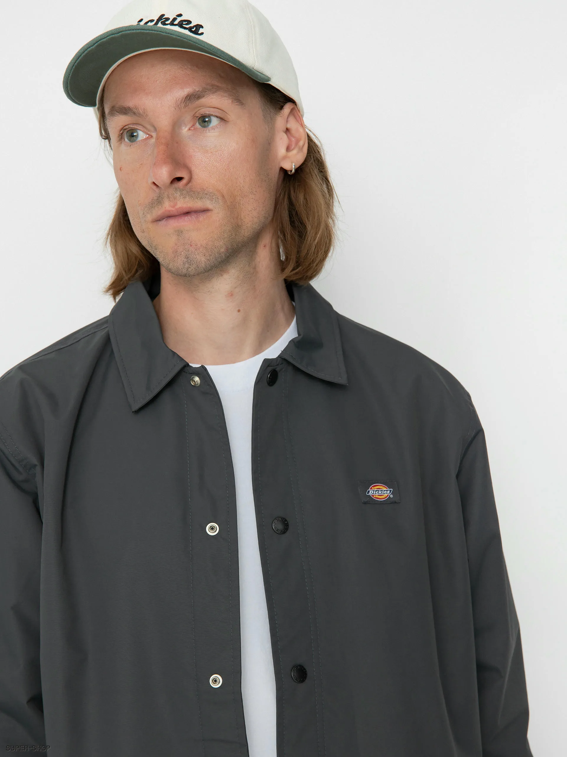 Dickies Jacket Oakport Coach (charcoal grey)