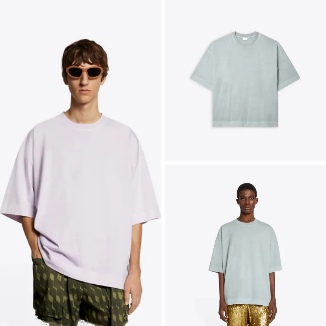 Dries Van Noten  |Blended Fabrics Plain Short Sleeves Long Sleeve T-shirt