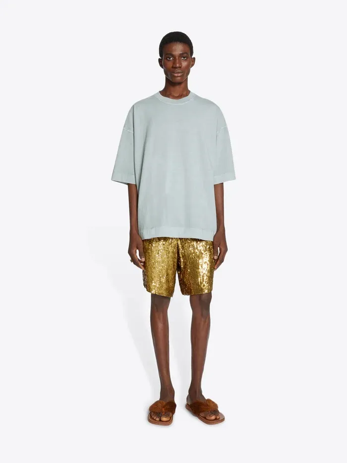 Dries Van Noten  |Blended Fabrics Plain Short Sleeves Long Sleeve T-shirt