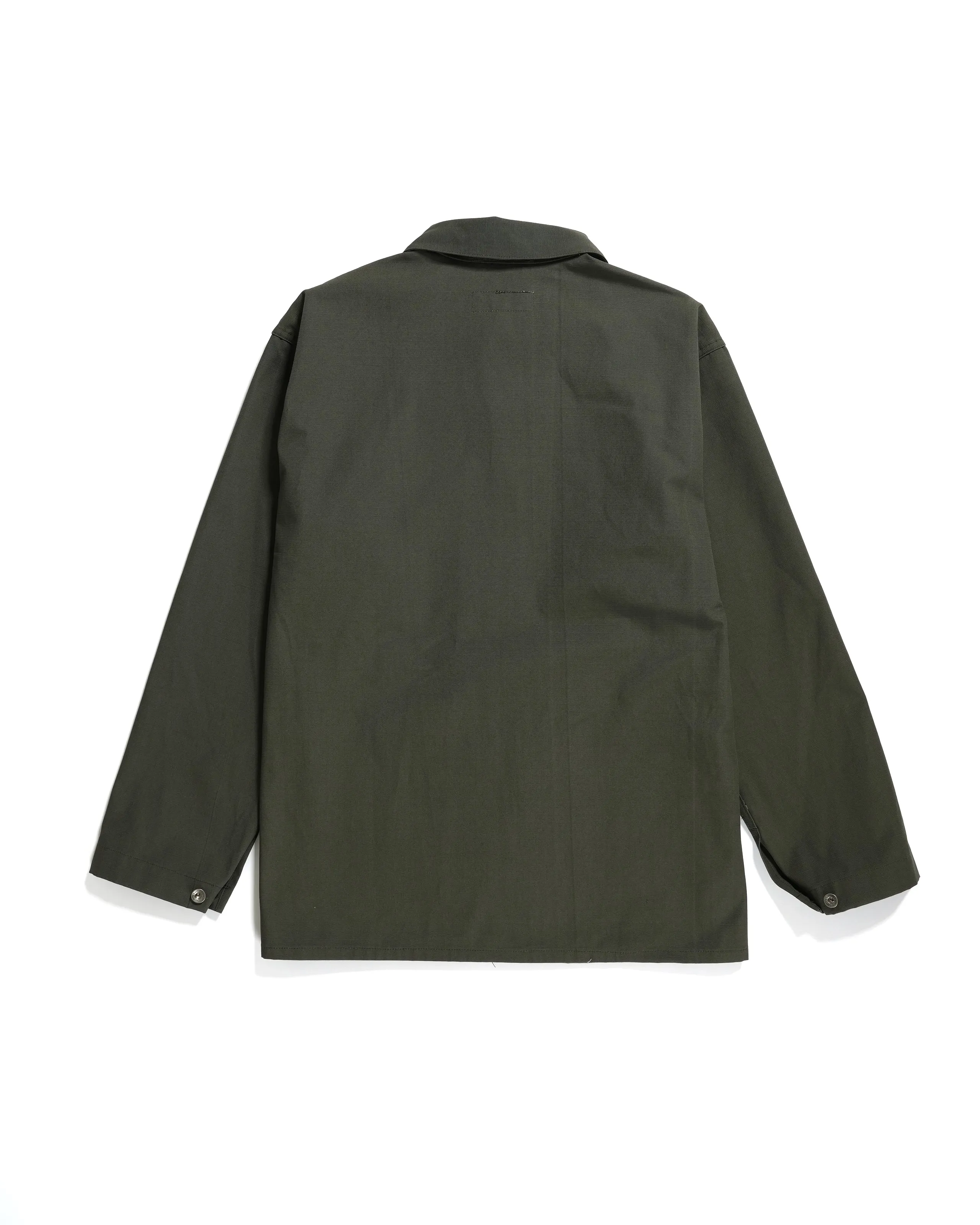 Engineered Garments Workaday Utility Jacket - Olive Cotton Ripstop