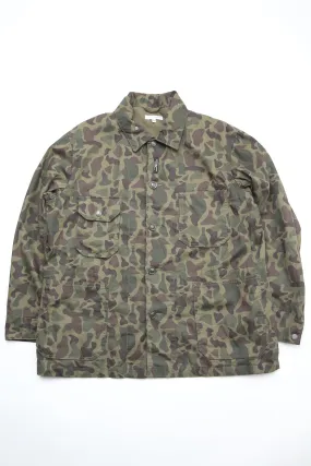 Engineered Garments X Totem FU Over Coverall Jacket - Olive Camo 6.5oz Flat Twill