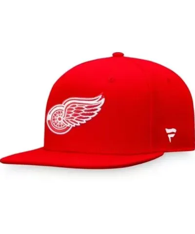 Fanatics Men's NHL Fanatics Detroit Wings Core Primary Logo Fitted Hat