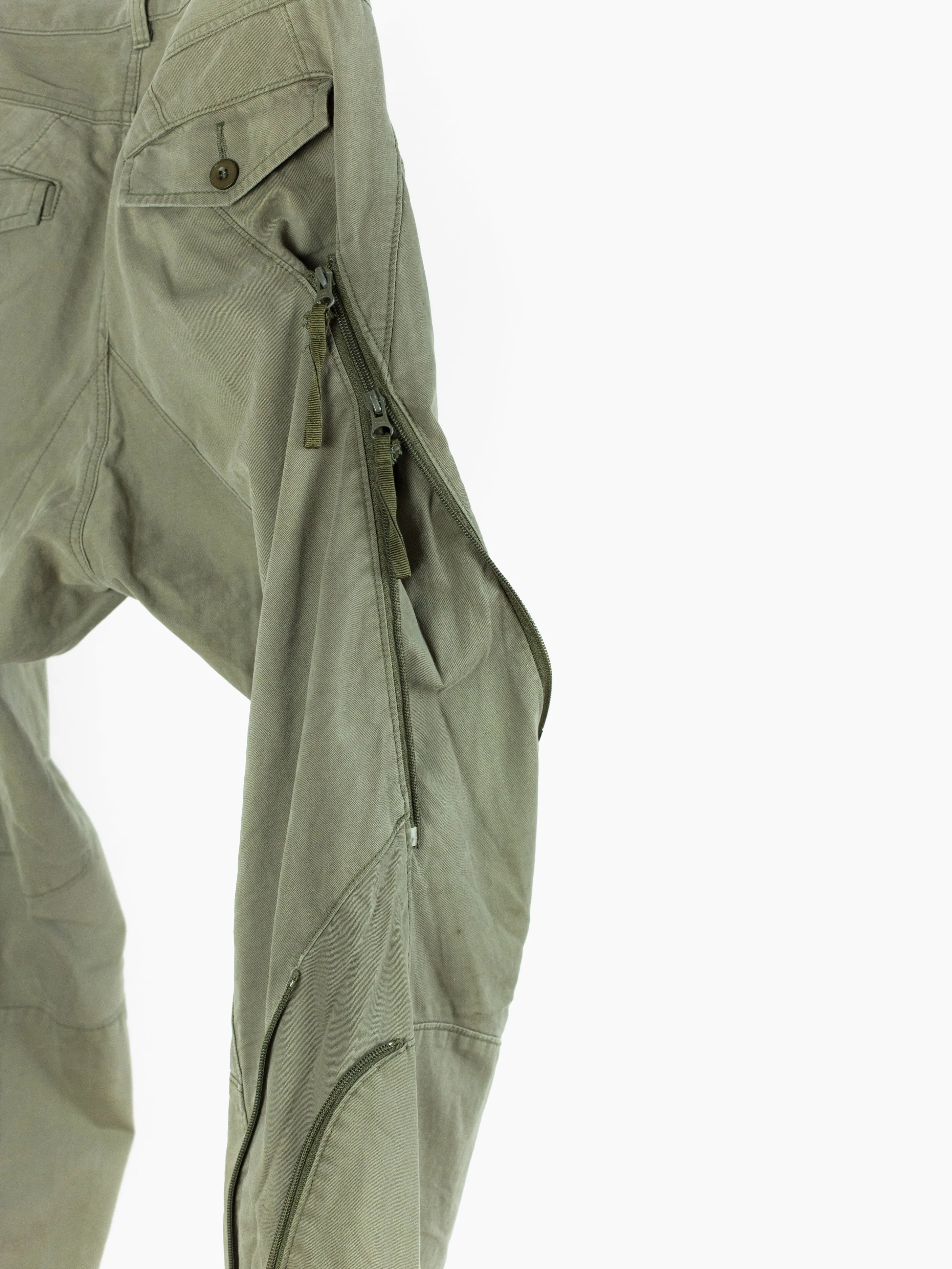 Final Home 90s Convertible Zip Moto Pants