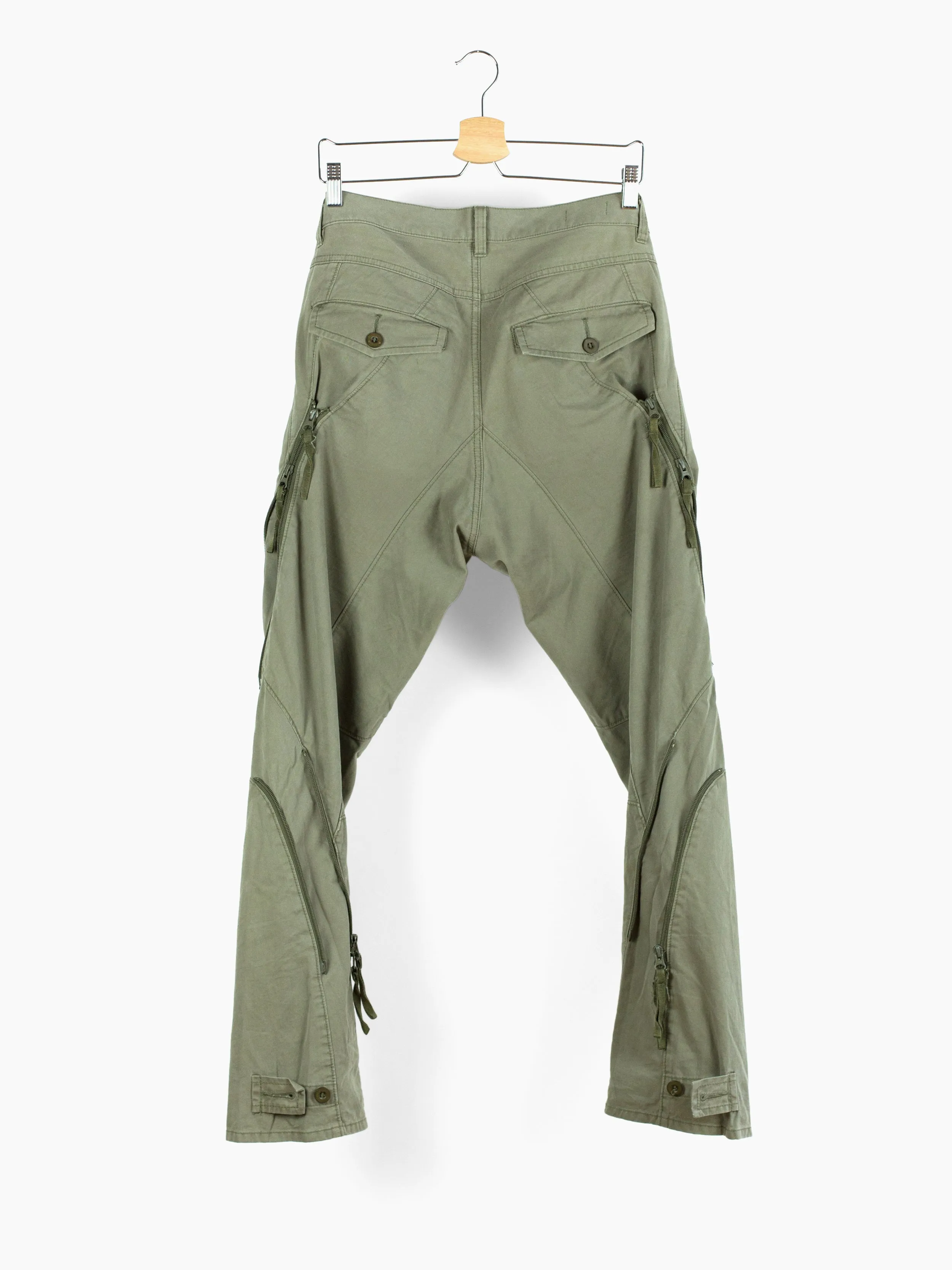 Final Home 90s Convertible Zip Moto Pants