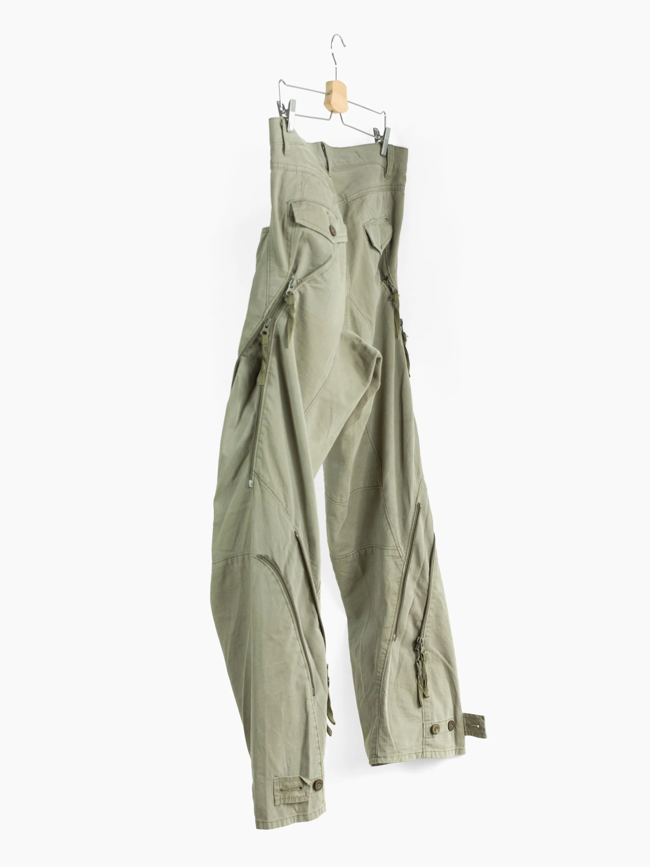 Final Home 90s Convertible Zip Moto Pants