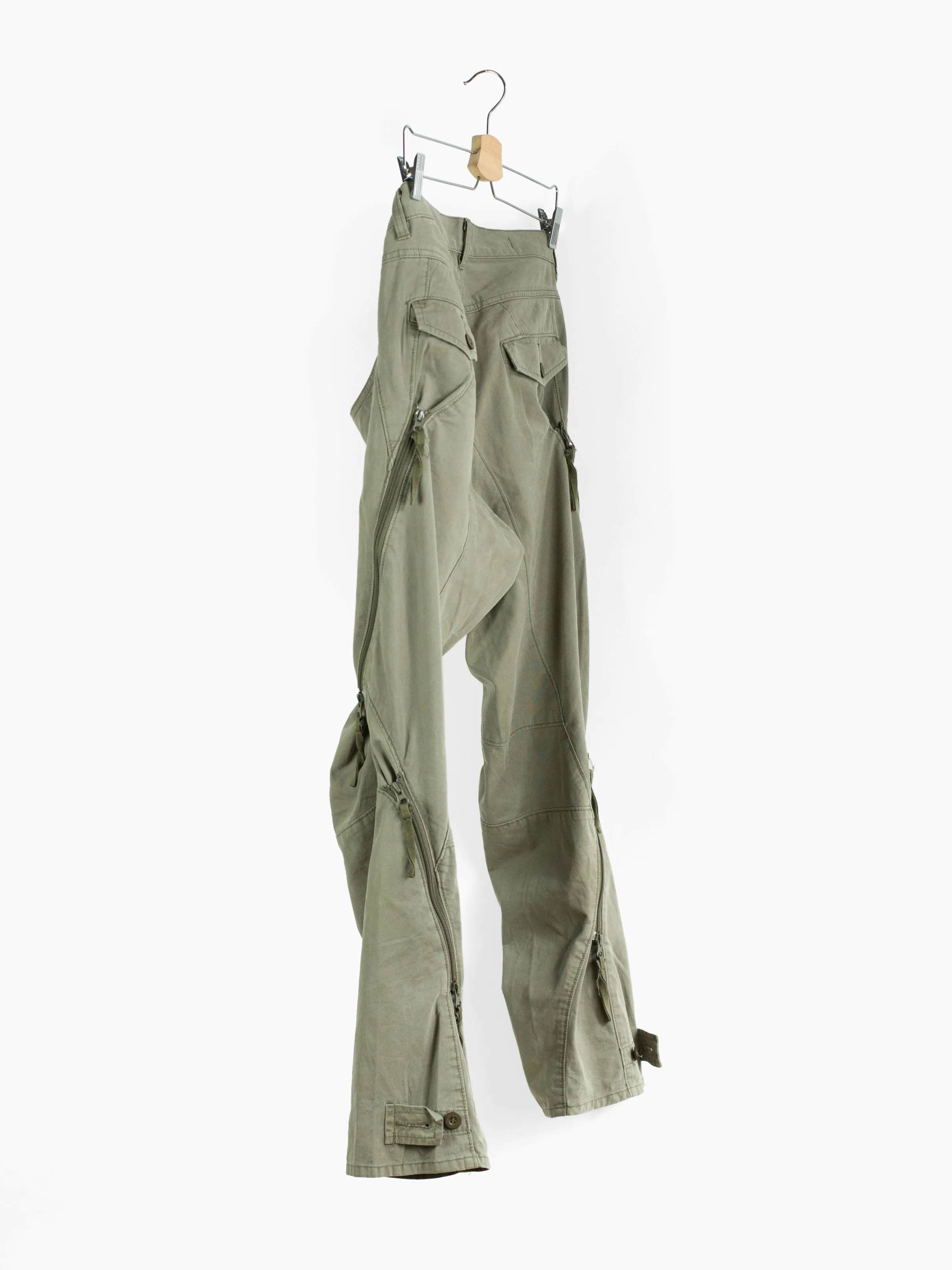 Final Home 90s Convertible Zip Moto Pants