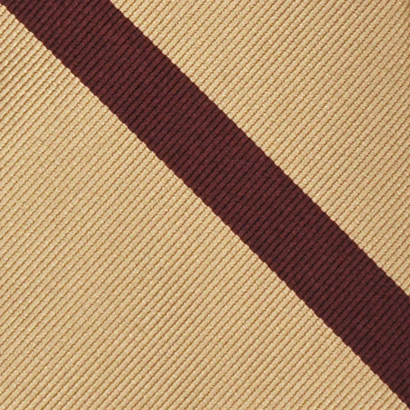 F.Marino Handmade Tie 3-Fold Regimental Jacquard Silk | Block Bordò