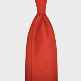 F.Marino Handmade Wool Tie 3-Fold Red Ferrari