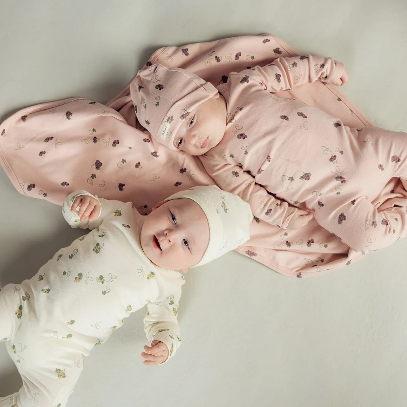 Fragile Vanilla Acorn Layette Set