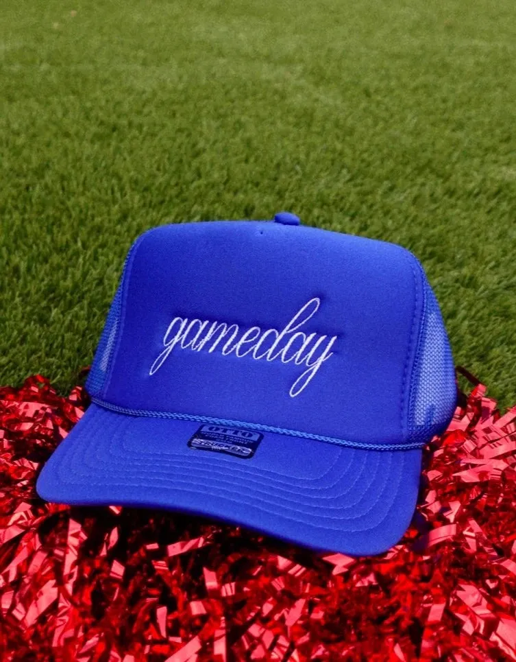 Gameday Trucker Hat | Blue