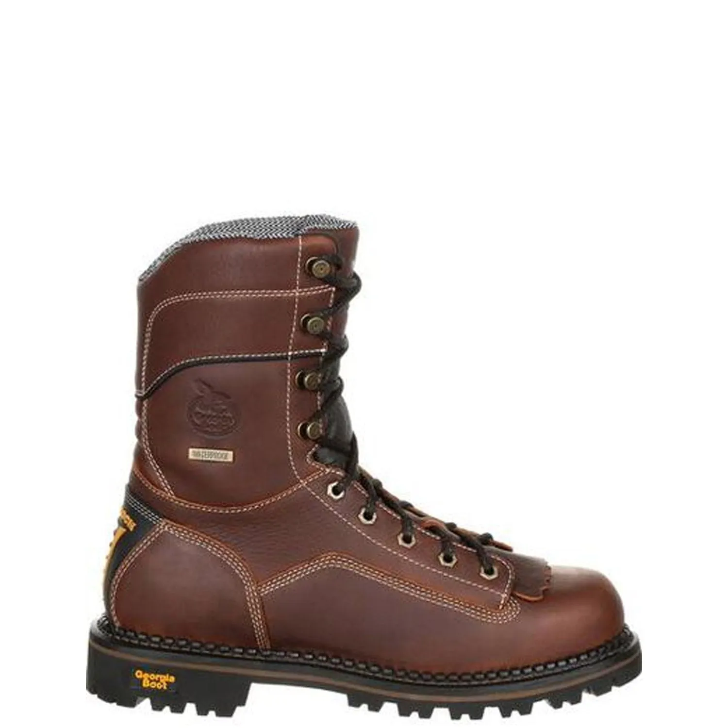 Georgia Boot Men's AMP LT 9 Waterproof EH Comp Toe Low Heel Logger Boot