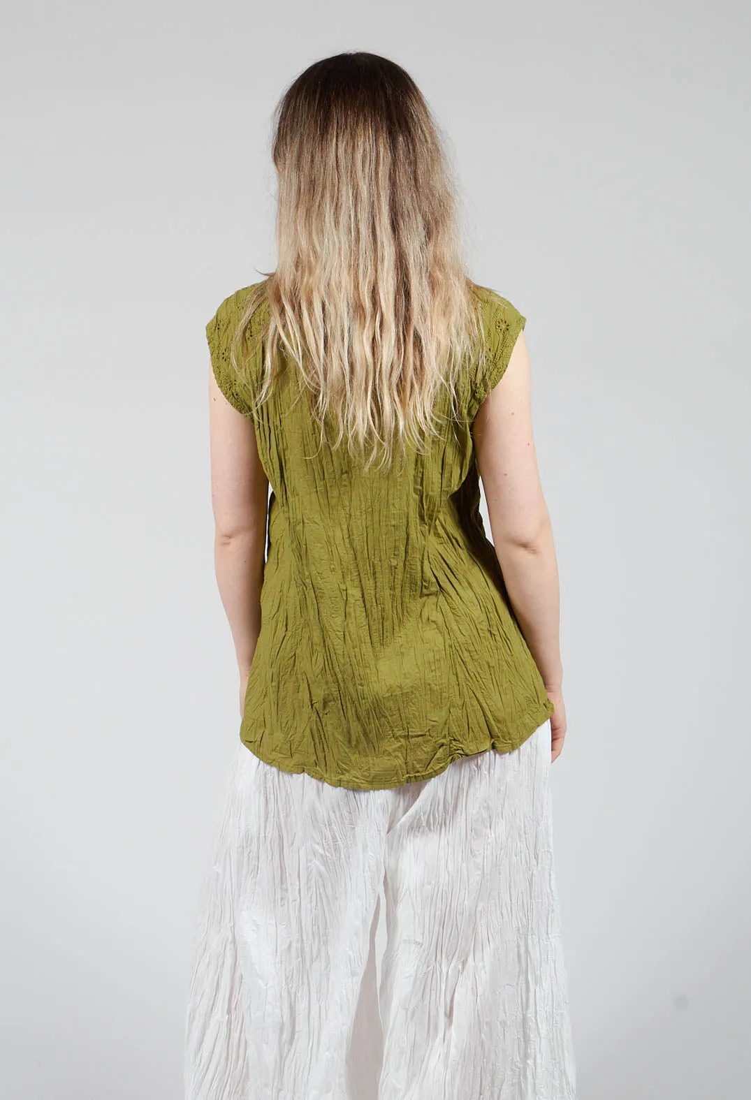 Geraniund Blouse in Kasper Green