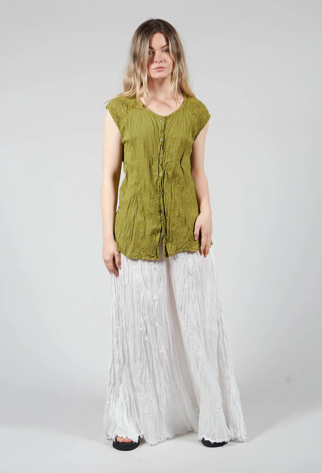 Geraniund Blouse in Kasper Green