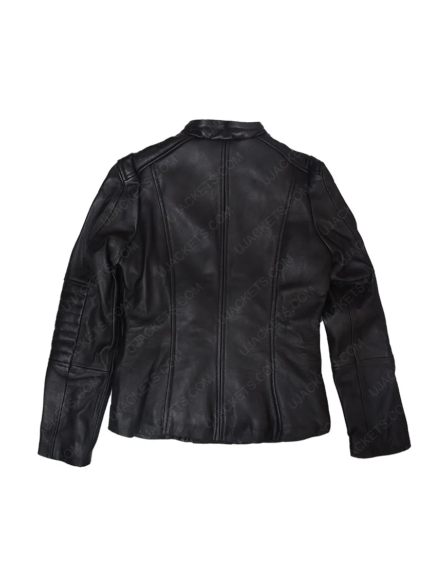 Get Kendall Jenner Quilted Leather Jacket on Ujackets