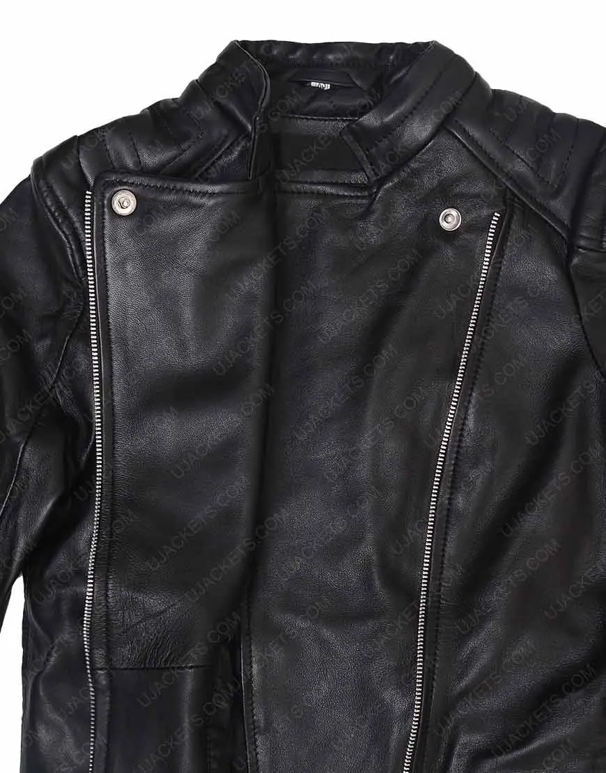 Get Kendall Jenner Quilted Leather Jacket on Ujackets